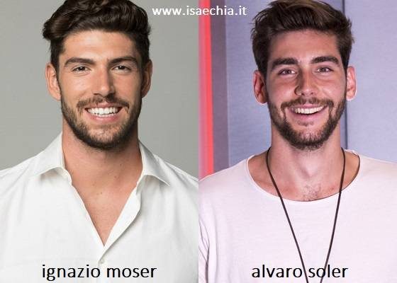 Somiglianza tra Ignazio Moser e Alvaro Soler