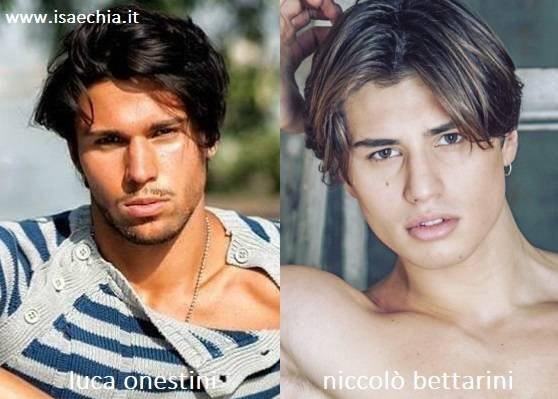Somiglianza tra Luca Onestini e Niccolò Bettarini