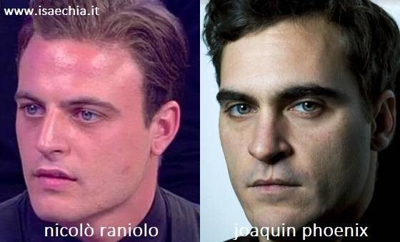 Somiglianza tra Nicolò Raniolo e Joaquin Phoenix