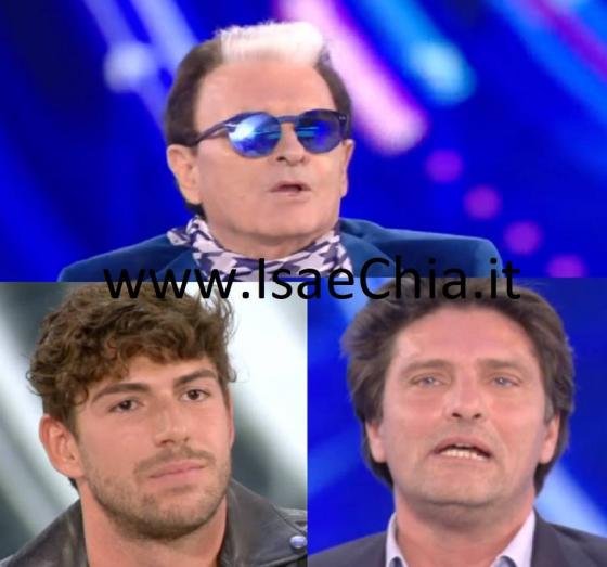 Cristiano Malgioglio, Ignazio Moser e Lorenzo Flaherty