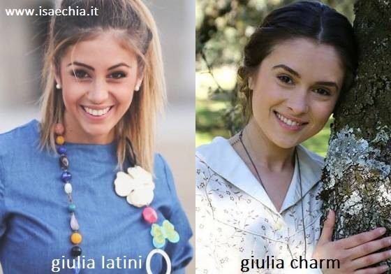 Somiglianza tra Giulia Latini e Beatriz Dos Casas de 'Il Segreto'