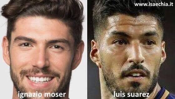 Somiglianza tra Ignazio Moser e Luis Suarez