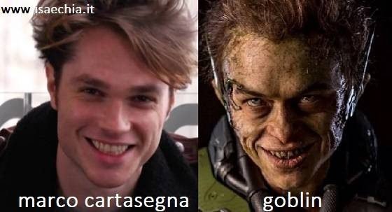 Somiglianza tra Marco Cartasegna e Goblin