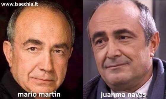 Somiglianza tra Mario Martin e Juanma Navas