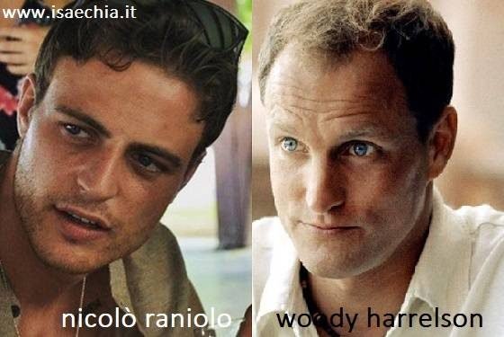 Somiglianza tra Nicolò Raniolo e Woody Harrelson