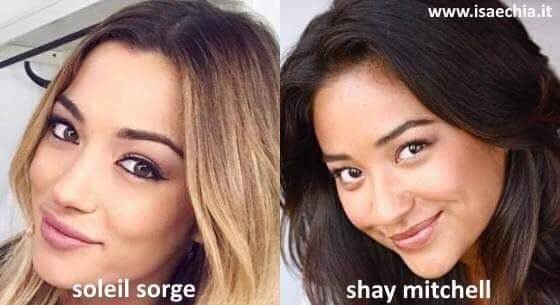 Somiglianza tra Soleil Sorge e Shay Mitchell