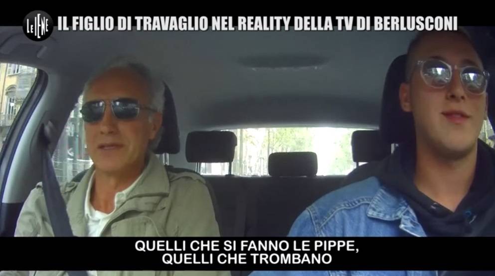 ‘Le Iene’ fanno credere a Marco Travaglio che il figlio parteciperà al ‘Gf Vip 2′ e il giornalista sbotta: “E’ un programma in cui persone senza talento fanno notizia per la loro assenza totale di talento! Un luogo dove scorreggiano, trombano e si fanno le pippe!” article-post