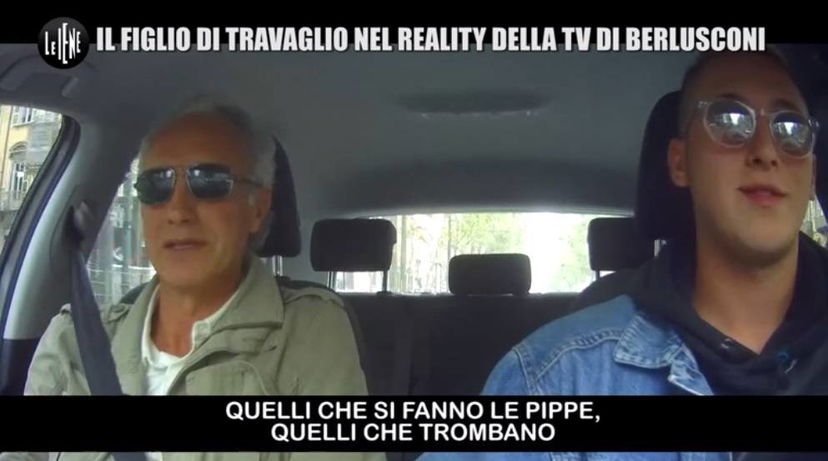 ‘Le Iene’ fanno credere a Marco Travaglio che il figlio parteciperà al ‘Gf Vip 2′ e il giornalista sbotta: “E’ un programma in cui persone senza talento fanno notizia per la loro assenza totale di talento! Un luogo dove scorreggiano, trombano e si fanno le pippe!” preview