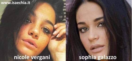 Somiglianza tra Nicole Vergani e Sophia Galazzo