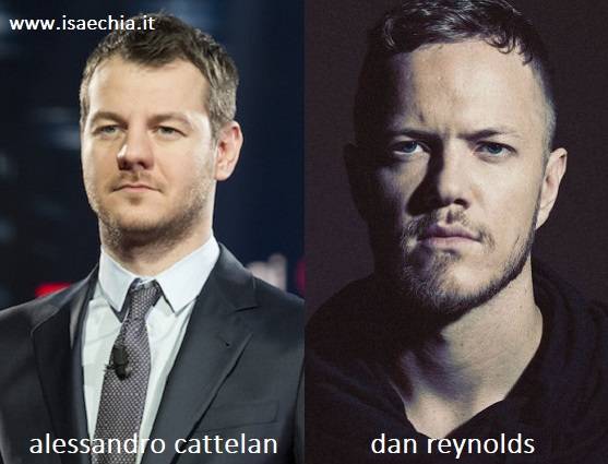Somiglianza tra Alessandro Cattelan e Dan Reynolds