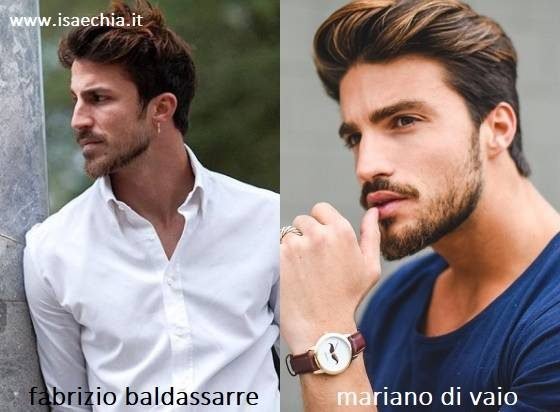 Somiglianza tra Fabrizio Baldassarre e Mariano Di Vaio
