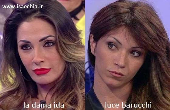 Somiglianza tra Ida e Luce Barucchi