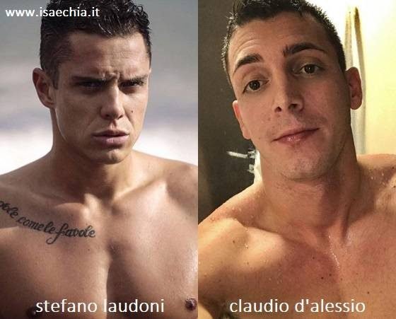 Somiglianza tra Stefano Laudoni e Claudio D'Alessio