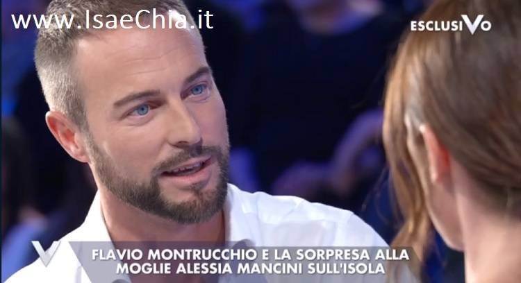 Flavio Montrucchio ospite a ‘Verissimo’ difende la moglie Alessia Mancini: “Ha un carattere importante ma è esattamente come vorrei che fosse!”