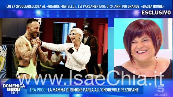‘Domenica Live’, Stefania Pezzopane difende il suo Simone Coccia Colaiuta dagli attacchi dell’ex moglie. E a proposito dello scambio di messaggi con Lucia Bramieri…