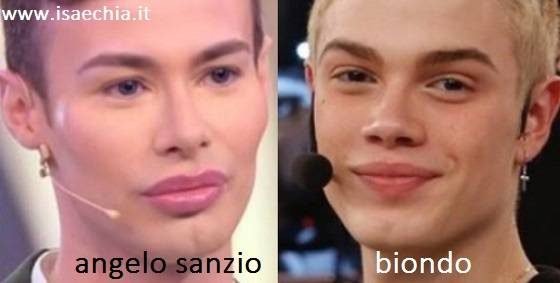 Somiglianza tra Angelo Sanzio e Biondo