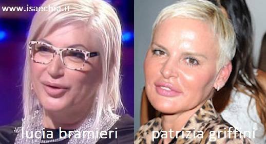 Somiglianza tra Lucia Bramieri e Patrizia Griffini