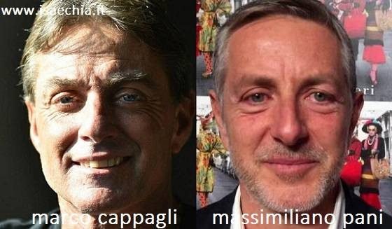 Somiglianza tra Marco Cappagli e Massimiliano Pani