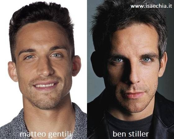 Somiglianza tra Matteo Gentili e Ben Stiller