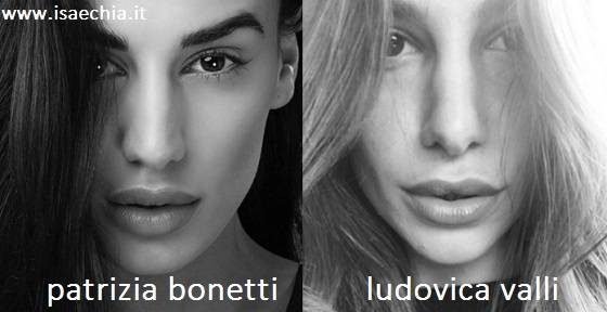 Somiglianza tra Patrizia Bonetti e Ludovica Valli