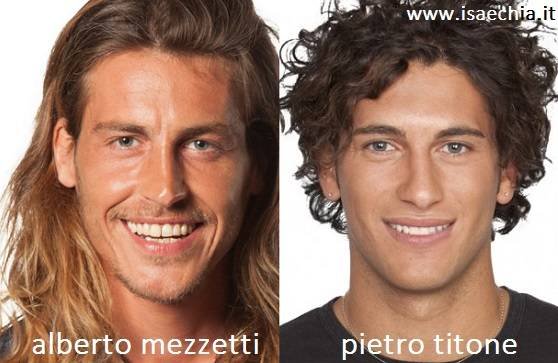Somiglianza tra Alberto Mezzetti e Pietro Titone
