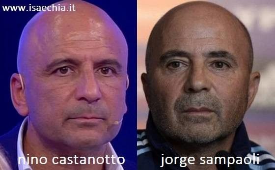 Somiglianza tra Nino Castanotto e Jorge Sampaoli