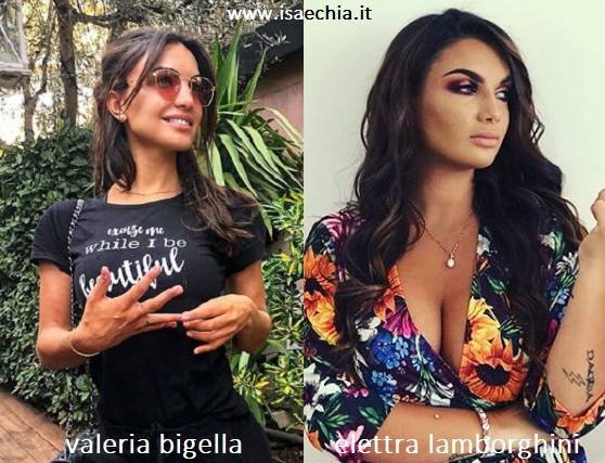 Somiglianza tra Valeria Bigella ed Elettra Miura Lamborghini