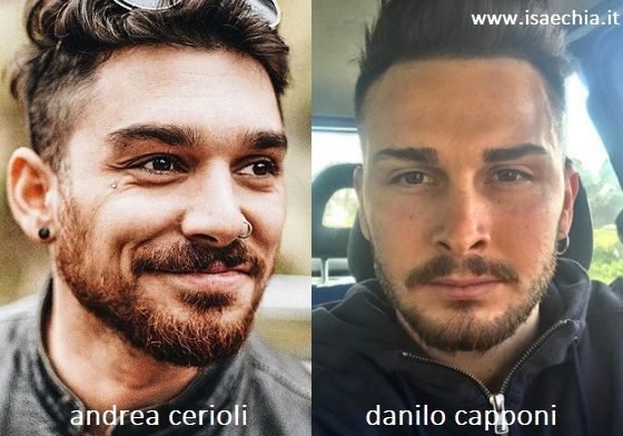 Somiglianza tra Andrea Cerioli e Danilo Capponi