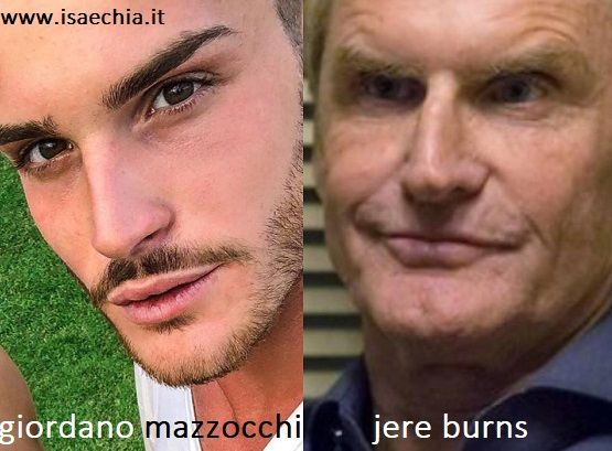 Somiglianza tra Giordano Mazzocchi e Jere Burns