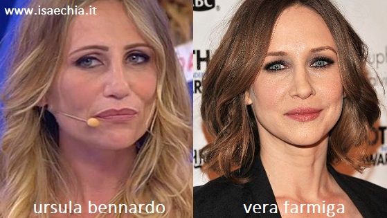 Somiglianza tra Ursula Bennardo e Vera Farmiga