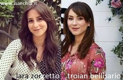 Somiglianza tra Lara Zorzetto e Troian Bellisario