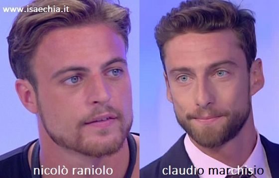 Somiglianza tra Nicolò Raniolo e Claudio Marchisio