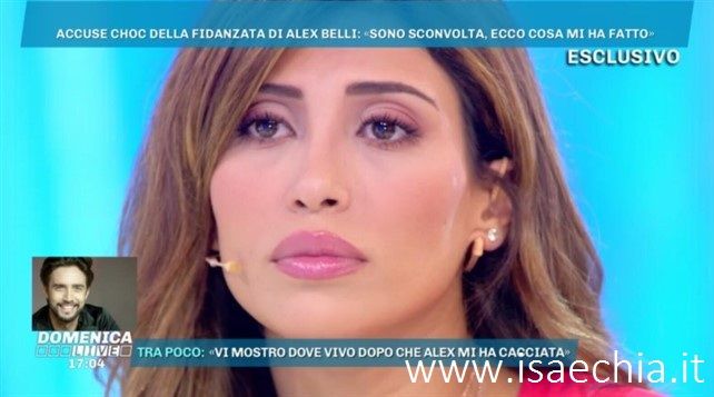 ‘Domenica Live’, Mila Suarez contro l’ex fidanzato Alex Belli: “Mi ha violentato psicologicamente!” preview