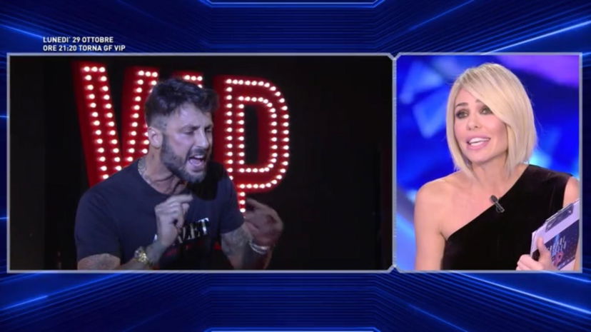 ‘Gf Vip 3’, incredibile scontro in diretta tra Ilary Blasi e Fabrizio Corona. E dopo la lite l’ex re dei paparazzi è infuriato: “Adesso scateno l’inferno” preview
