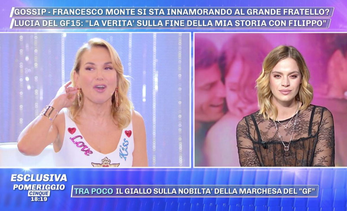 ‘Gf 15’, Lucia Orlando a ‘Pomeriggio 5’ ammette: “Filippo Contri mi manca molto, ma…” (Video) article-post