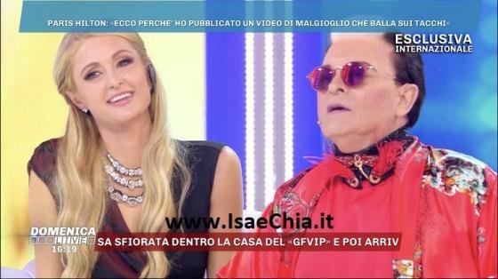 Paris Hilton, Cristiano Malgioglio