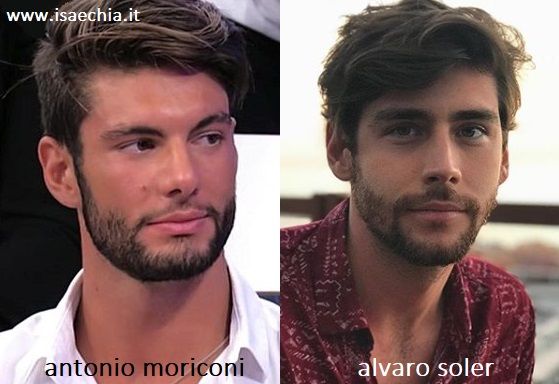 Somiglianza tra Antonio Moriconi e Alvaro Soler