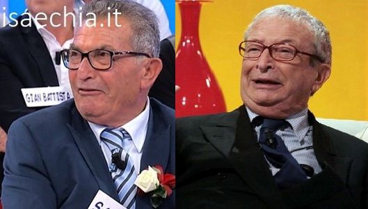 Somiglianza tra Salvatore, cavaliere del Trono over di 'Uomini e Donne', e Luciano Rispoli