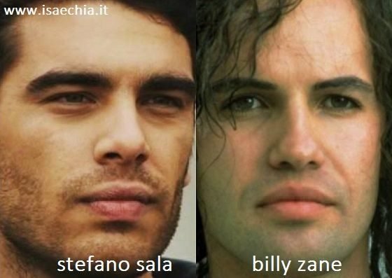 Somiglianza tra Stefano Sala e Billy Zane