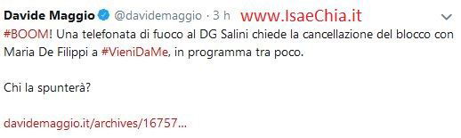 Twitter Davide Maggio