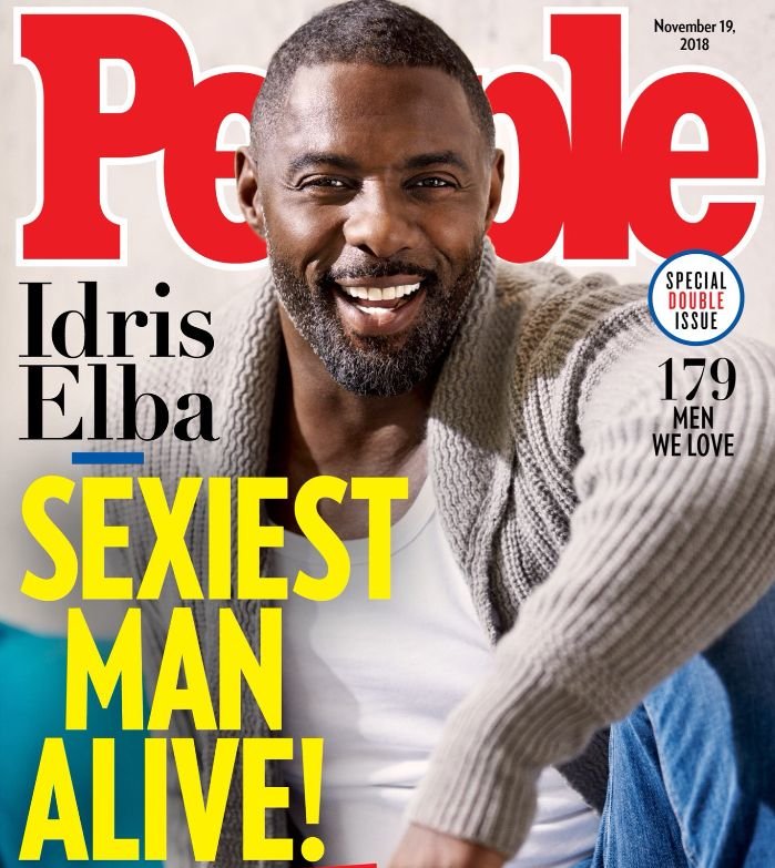 Idris Elba eletto l’uomo più sexy del mondo del 2018 dalla rivista ‘People’