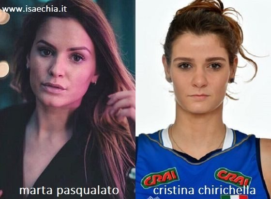 Somiglianza tra Marta Pasqualato e Cristina Chirichella