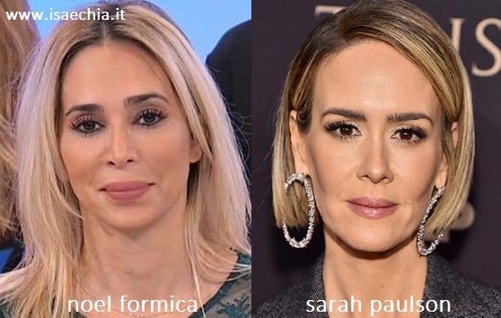 Somiglianza tra Noel Formica e Sarah Paulson