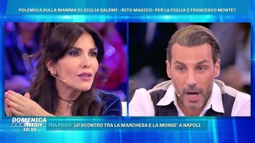 ‘Domenica Live’, è scontro (trash) tra la mamma di Giulia Salemi e Daniele Interrante: ecco cos’è successo! (video)