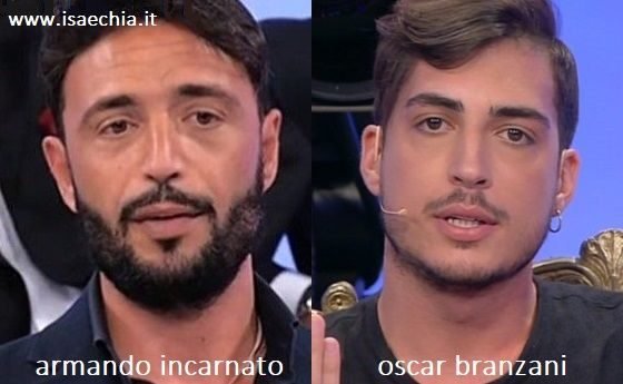 Somiglianza tra Armando Incarnato e Oscar Branzani