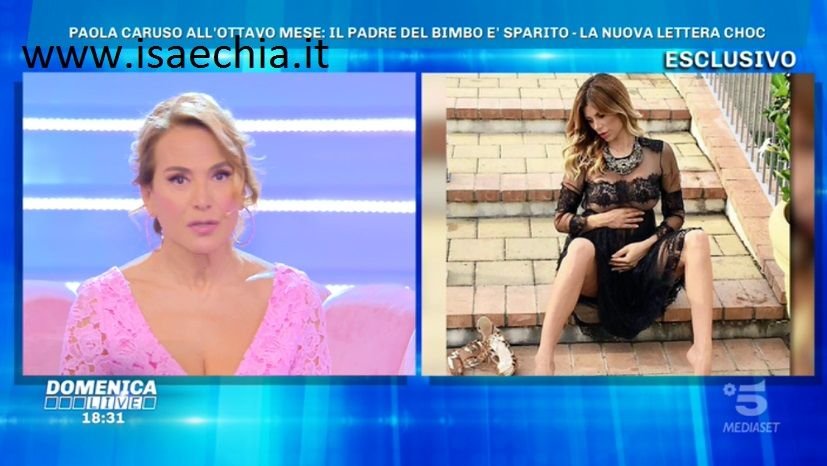 ‘Domenica Live’, Barbara D’Urso legge la lettera di Paola Caruso: l’ex naufraga lancia pesanti accuse alla sorella di Francesco Caserta