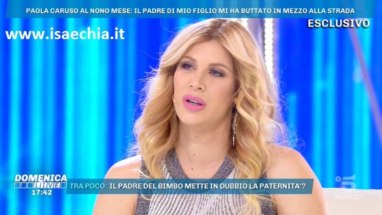 ‘Domenica Live’, Paola Caruso replica al suo ex Francesco Caserta: “Sono stanca di questa situazione: sarò io a chiedere il test del DNA del nostro bambino!” preview