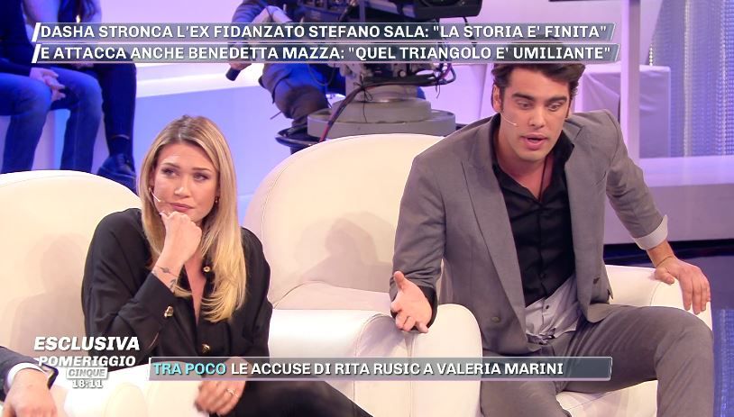 ‘Pomeriggio 5’, Stefano Sala e Benedetta Mazza replicano a Dasha Dereviankina: “Bisogna imparare a voltare pagina!” preview