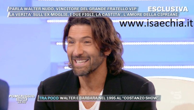 ‘Pomeriggio 5’, Walter Nudo replica alle avances di Francesca Cipriani: “Non vorrei illuderti!”. E a proposito dei rapporti con la sua ex moglie… article-post