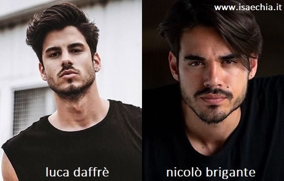 Somiglianza tra Luca Daffré e Nicolò Brigante